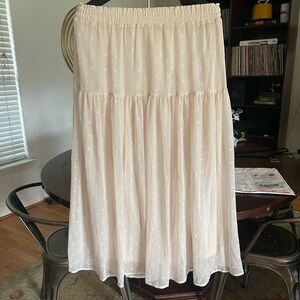 Elegant Cream Skirt